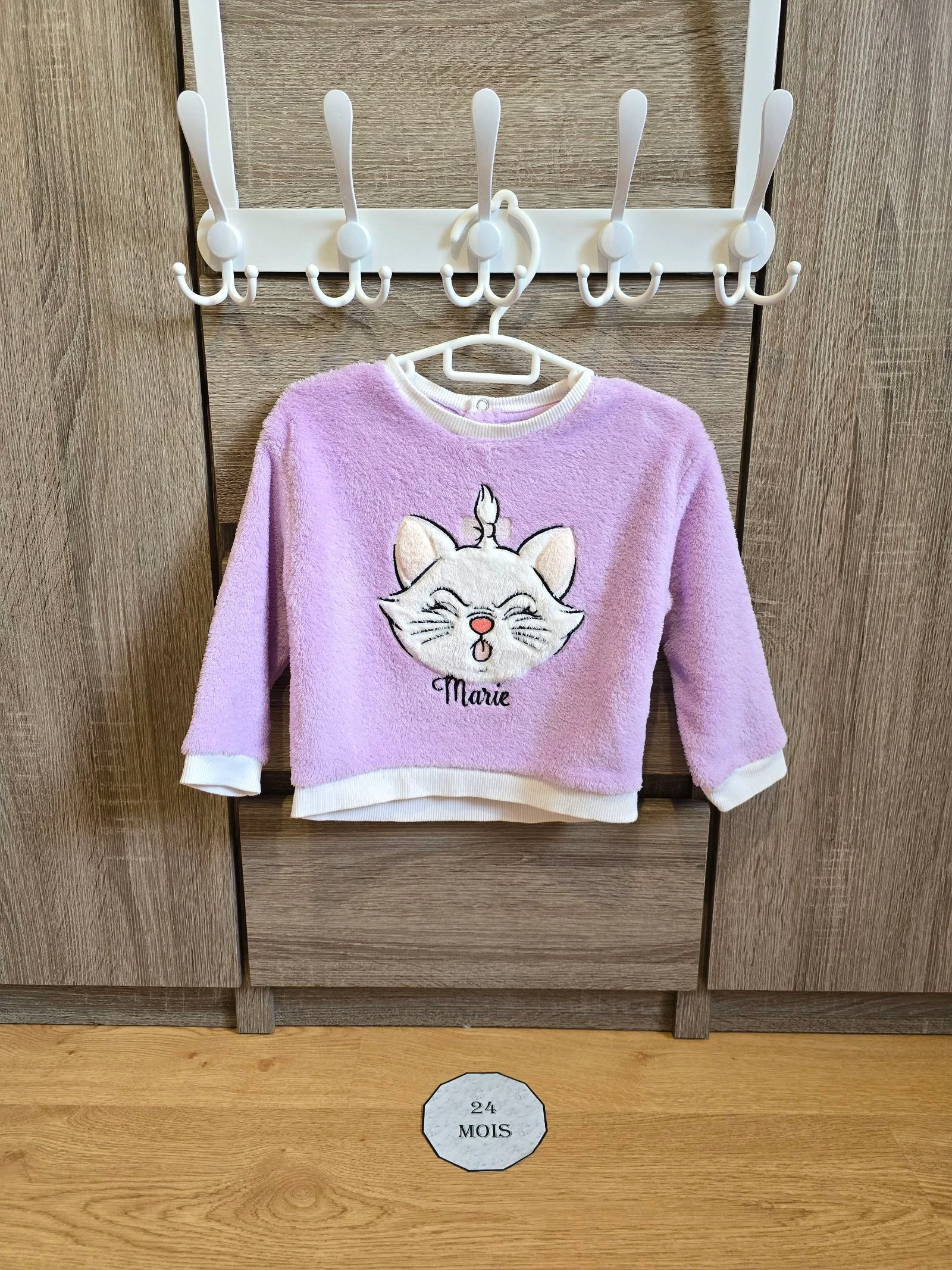 Roupa Bebê Menina - Pijama Marie Violeta - Disney - 24 meses – photo 2